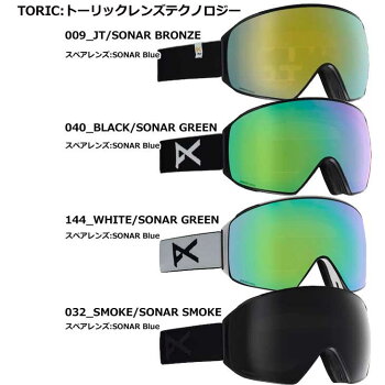 18-19ANONアノンMen'sAnonM4Goggle-ToricLensASIANFIT