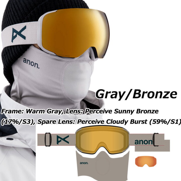 楽天市場】22-23 anon アノン ゴーグル M2 Goggles Low Bridge Fit  