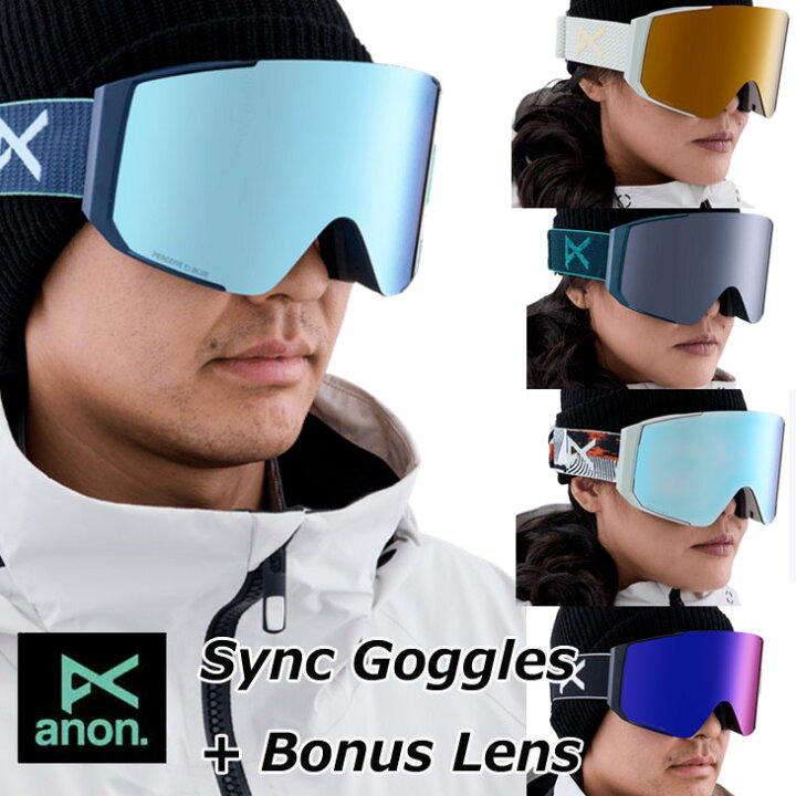 楽天市場】22-23 anon アノン ゴーグル Sync Goggles Low Bridge Fit 