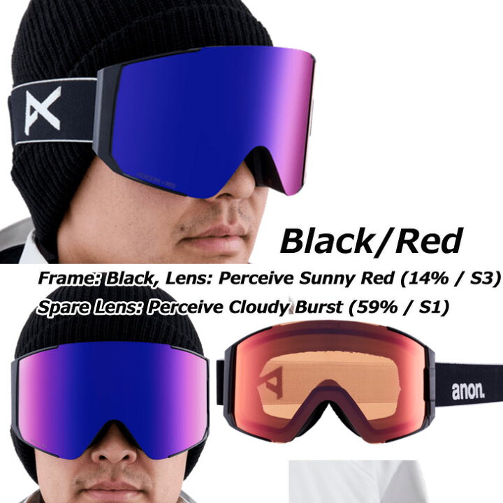 楽天市場】22-23 anon アノン ゴーグル Sync Goggles Low Bridge Fit 