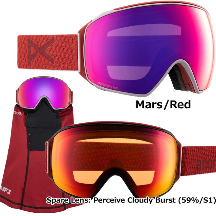 楽天市場】23-24 anon アノン ゴーグル M4 Goggles Low Bridge Fit 