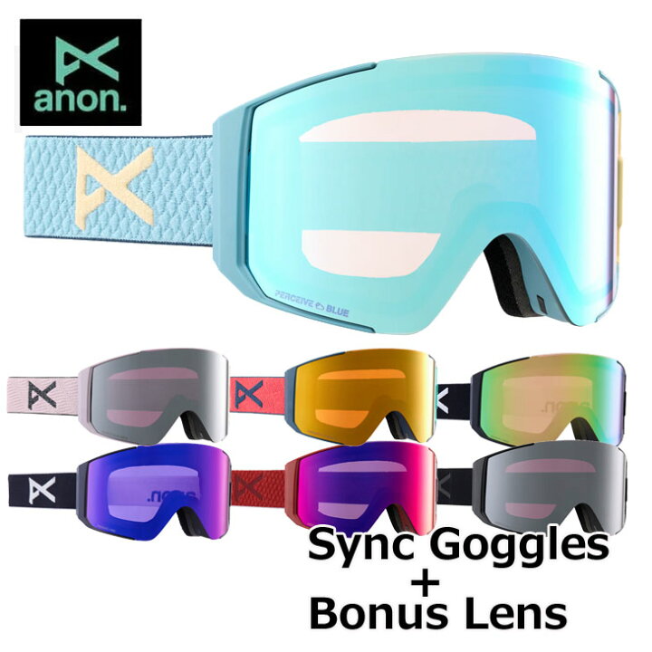 楽天市場】23-24 anon アノン ゴーグル Sync Goggles Low Bridge Fit 