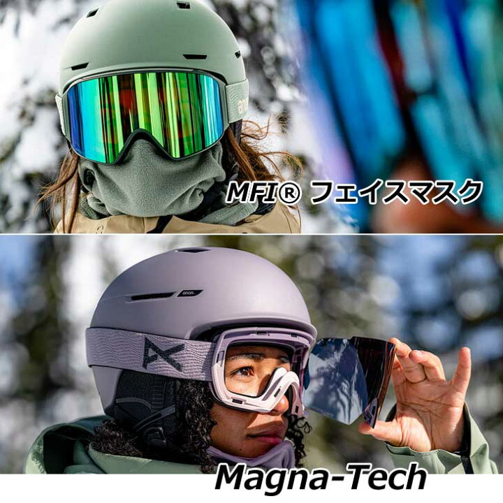 楽天市場】24-25 ANON アノン スノーボード ゴーグル M3 Low Bridge + 