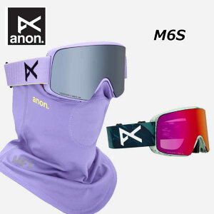 25-26 ANON �A�m�� �X�L�[&�X�m�[�{�[�h�S�[�O�� �yM6S�zcylindrical Goggles + MFI�t�F�C�X�}�X�N �y���{���K�i�zship1�y�ԕi���OUTLET�z