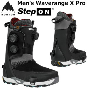26-27 BURTON �o�[�g�� �X�e�b�v�I�� �u�[�c Men's Waverange�yX Pro�zStep On �z�E�F�C�u�����W �G�b�N�X�v�� WIDE�t�B�b�g ship1