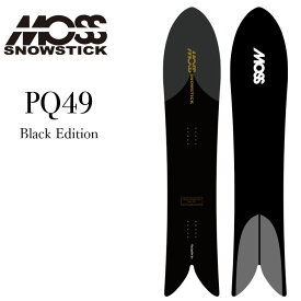 【予約特典付き!!】24-25 MOSS SNOWSTICK モス スノースティック PQ49 BLACK 予約販売品 12月入荷予定 ship1