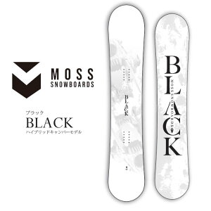 25-26 MOSS SNOWBOARD ���X �X�m�[�{�[�h �� �yBLACK �u���b�N�z ship1