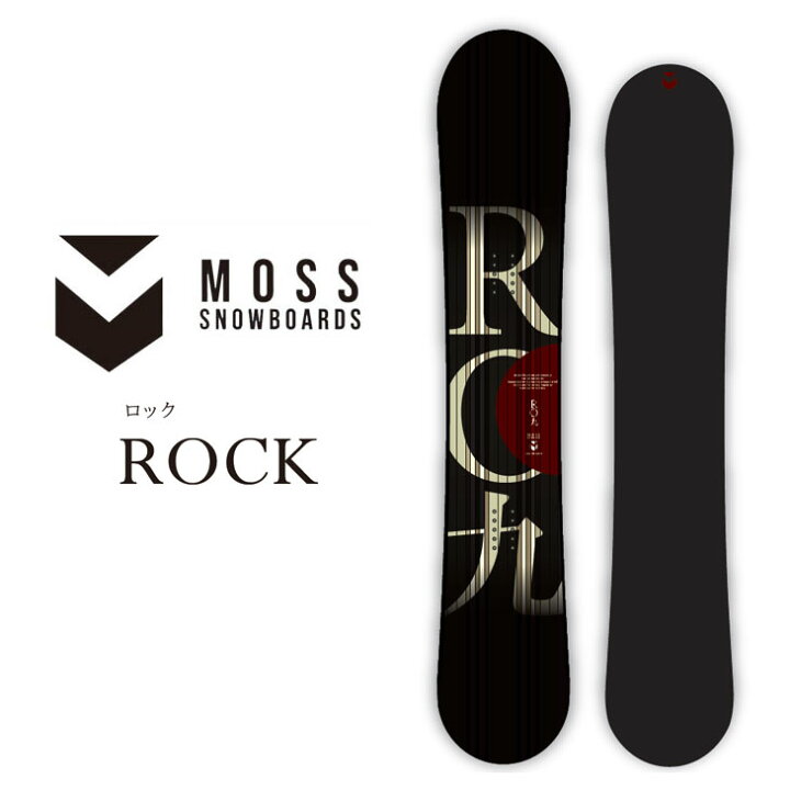 楽天市場】25-26 MOSS SNOWBOARD モス スノーボード 板 【ROCK ロック 