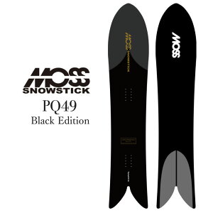 25-26 MOSS SNOWSTICK ���X �X�m�[�X�e�B�b�N �X�m�[�{�[�h �� �yPQ49 Black Edition�z ship1