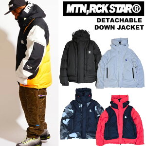 26 SS �}�E���e�����b�N�X�^�[ mountainrockstar MTN ROCK STAR DETACHABLE DOWN JACKET �_�E�� �W���P�b�g ship1