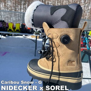 26-27 NIDECKER x SOREL �i�C�f�b�J�[ �\���� �u�[�c �{�A Caribou Snow-G �J���u�[ �X�m�[�u�[�c �\��̔��i 11�����ח\�� ship1