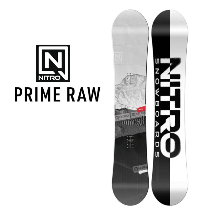 楽天市場】24-25 NITRO ナイトロ スノーボード 板 メンズ【PRIME RAW 