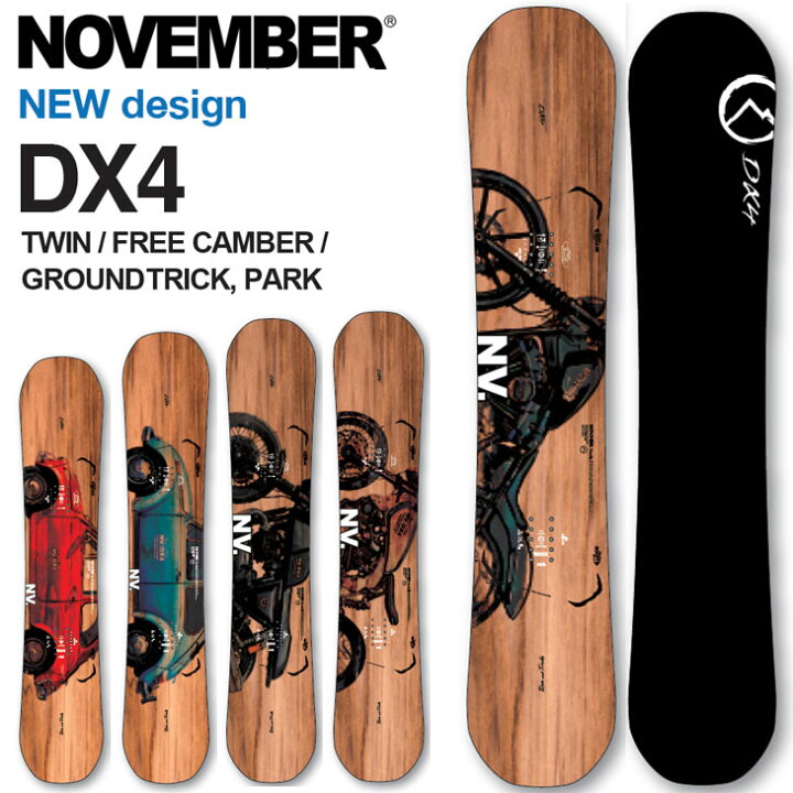 楽天市場】24-25 NOVEMBER ノベンバー スノーボード DX4 ディー 