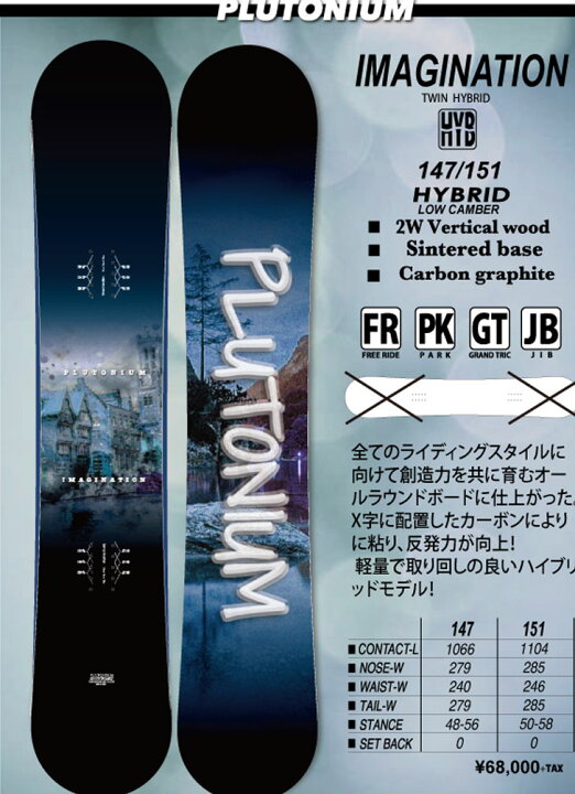 楽天市場】23-24 PLUTONIUM プルトニウム スノボー 板 SNOWBOARD 