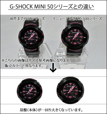 G-SHOCKminiCASIO(カシオ)Gショックミニ【GMN-500-7BJR】カラー【WHITE】【日本正規品】送料無料【あす楽_年中無休】【smtb-TD】【saitama】【楽ギフ_包装】