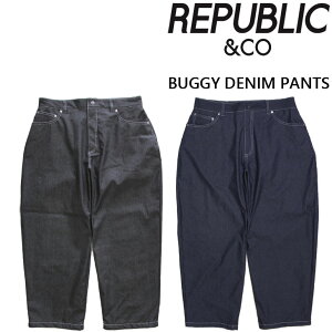 25-26 ���p�u���b�N REPUBLIC �� CO �X�m�{ �E�F�A�[ �p���c BUGGY DENIM PANTS ���j�Z�b�N�X ship1