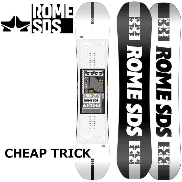 楽天市場】22-23 ROME SDS ローム スノーボード CHEAP TRICK チープ 