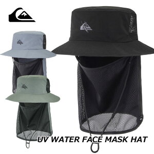 2024 Quiksilver NCbNVo[ T[tnbg Y UV WATER FACE MASK HAT nbg(QSA241716) ship1