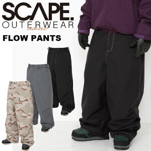 26-27 SCAPE �G�X�P�[�v �X�m�{ �E�F�A�[ �p���c FLOW PANTS �t���[�p���c ���j�Z�b�N�X �\��̔��i 11�����ח\�� ship1