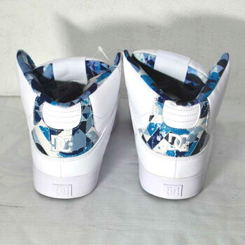 DCスニーカーディーシー【SPARTANHIGHWCSESN】スパルタンハイ【White/Navy】WNY【あす楽_年中無休】