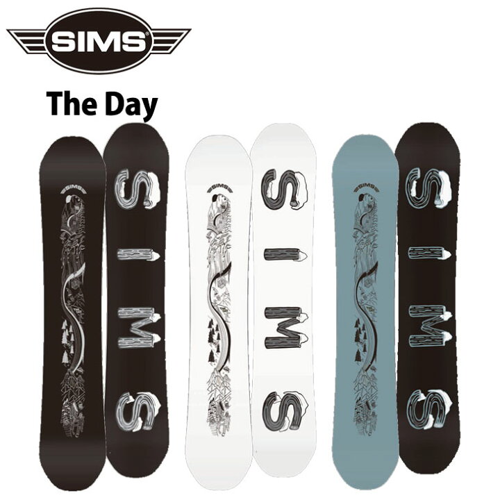 楽天市場】23-24 SIMS シムス THE DAY ザ・デイ スノーボード 板 ship1  