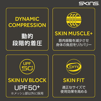 スキンズSKINSA400ULTIMATEメンズショートスリーブトップ゚(19SS)DU01049001コンプレッションship1