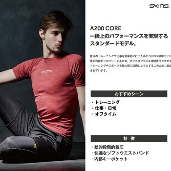 SKINSスキンズA200DNAMICCOREメンズロングタイツ(19SS)D95015031Sship1