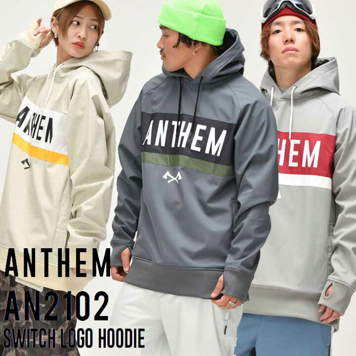 楽天市場】【店頭品】スノーボードウェア 撥水パーカー 21-22 ANTHEM  