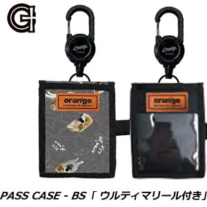 25-26 ORANGE オレンジ スノボ スノーボード パスケース リフト券入れ PASS CASE - BS ウルティマリール付きship1