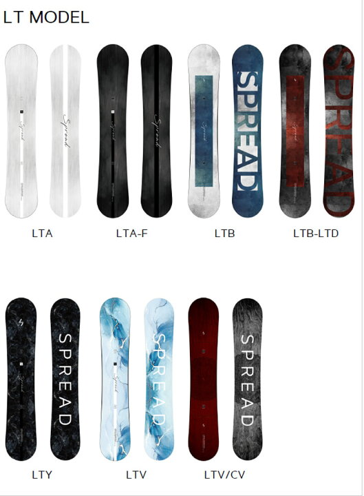 楽天市場】24-25 SPREAD スプレッド グラトリ スノーボード 板 【LTB  