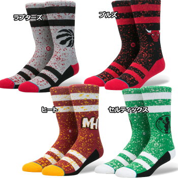 STANCEスタンスソックスNBAカジュアル【OVERSPRAY】combedcottonふくらはぎ下丈