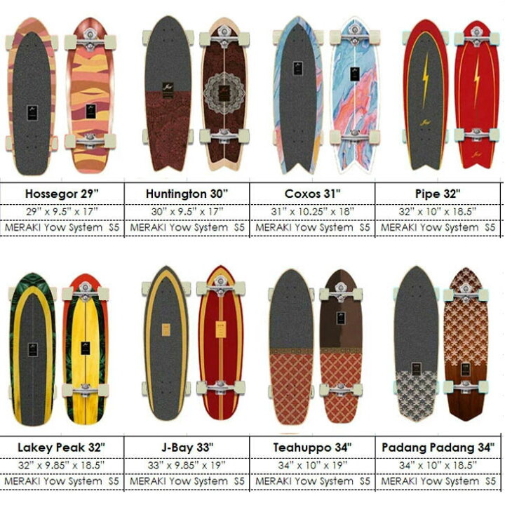 楽天市場】YOW SURF SKATE（Your Own Wave)ヤウ サーフスケート  