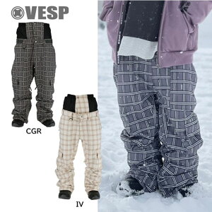 22-23 VESP SNOW WEAR xXv BB7 CHECK CARGO PANTS VPMP1032 ship1