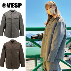 23-24 VESP SNOW WEAR ベスプ スノー ウエアーTweed Wool Shirts Jacket VPMJ1039 ship1