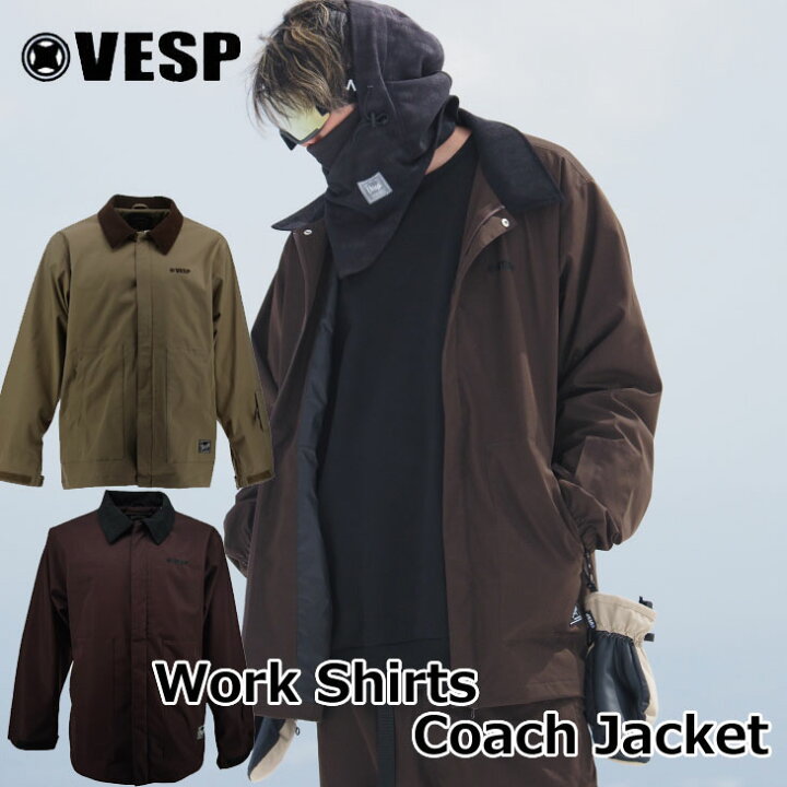 楽天市場】24-25 VESP SNOW WEAR ベスプ スノー ウエアーWork Shirts  