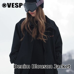 24-25 VESP SNOW WEAR ベスプ スノー ウエアー ジャケット Denim Blouson Jacket デニム VPMJ1057 ship1 【返品種別OUTLET】