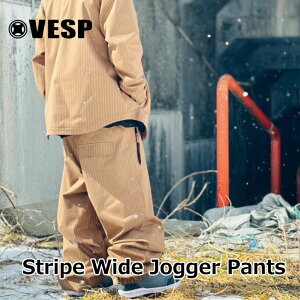 24-25 VESP SNOW WEAR xXv Xm[ EGA[ pc Stripe Wide Jogger Pants VPMP1052A ship1 yԕiOUTLETz