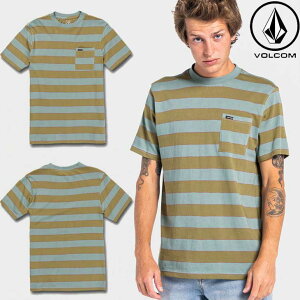 ボルコム VOLCOM Tシャツ メンズ 2022春夏 MAXER STRIPE CREW SS A0112200 【返品種別OUTLET】