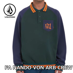 �{���R�� VOLCOM �g���[�i�[ Nando Von Arb Sweatshirt �N���[ A4632306 ship1�y�ԕi���OUTLET�z