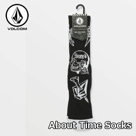 ボルコム VOLCOM ソックス クルー 靴下 メンズ About Time Socks D6342301