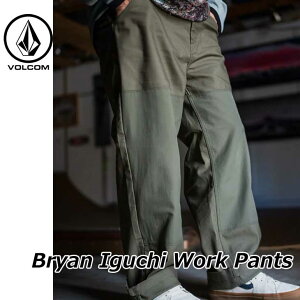 �{���R�� VOLCOM �u���C�A�� �C�O�` ���[�N�p���c 2024�H�~ Bryan Iguchi Work Pants A1132405 ship1 �y�ԕi���OUTLET�z