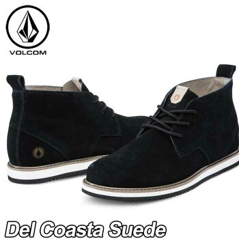 volcomボルコムスニーカーメンズ【DelCoastaSuede】カラー【BLACK】シューズ靴【あす楽_年中無休】