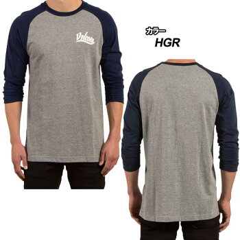 VOLCOMボルコムtシャツ七分丈ロンTメンズ【Swift3/4RaglanTee】長そで【メール便不可】