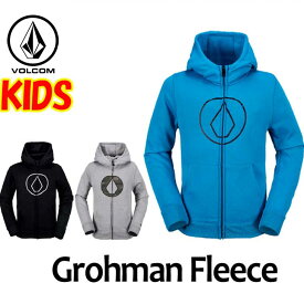 17-18 VOLCOM ボルコム パーカー フリース キッズ スノーボード 【Grohman Fleece 】 ジップアップ 日本正規品 【返品種別OUTLET】