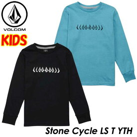 volcom ボルコム キッズ Tシャツ 3-7歳 Stone Cycle LS T YTH LY Little Youth LY ユース 長そで Y3631801 【返品種別OUTLET】