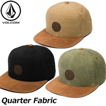 volcomボルコムキャップQuarterFabricメンズD5531413