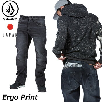 volcomボルコムデニムパンツErgoPrintメンズjapanlimitedA19318JB
