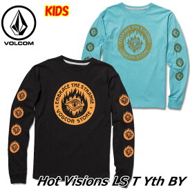 volcom ボルコム キッズ Tシャツ 8-14歳 Hot Visions L/S Tee BY ユース 長そで C3641831 【返品種別OUTLET】