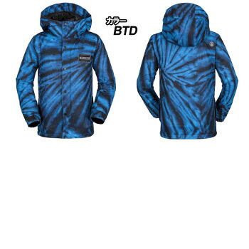 18-19VOLCOMボルコムキッズウェアスノーボードジャケット【RipleyInsJacket】I0451903予約販売品
