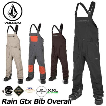 18-19VOLCOMボルコムメンズウェアスノーボードパンツ【RainGtxBibOverall】G1351902予約販売品